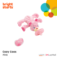 Bright starts ตุ๊กตาผ้านุ่มนิ่ม-จุกหลอกสีชมพู Cozy Coos - Pink