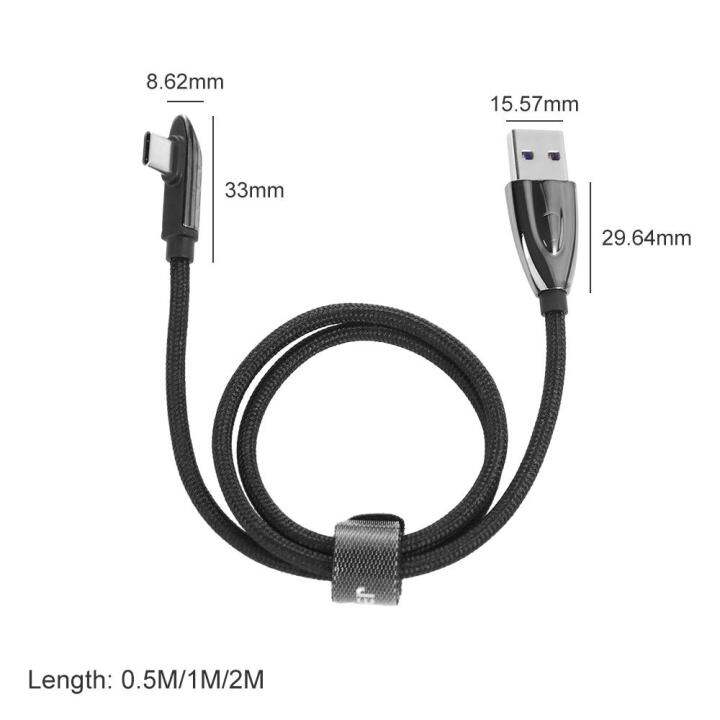 สายชาร์จสายชาร์จ-msaxxza-0-5-1-2m-สายดาต้ามุมขวาสายโทรศัพท์มือถือเคเบิลข้อมูลที่ชาร์จ-usbc-สายไฟที่ชาร์จเร็ว-led-ชนิด-c-สายชาร์จเร็ว