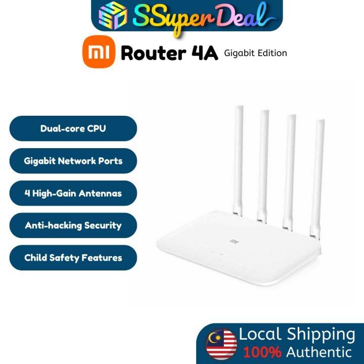 Mi Router 4A Gigabit Edition (DualCore Full Gigabit AC1200 Router