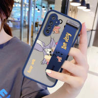 UCUC เคสโทรศัพท์เคสสำหรับ Realme 6 Realme Narzo กรณีการ์ตูนอะนิเมะกันกระแทก Frosted กลับนุ่มขอบฝาครอบเลนส์ป้องกันเลนส์ Ultra Thin (สายรัดข้อมือ) เคสโทรศัพท์