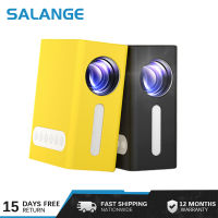 Salange T300 Mini LED Projector 1400 Lumens 3.5มม. 320X240 HDMI USB Mini Beamer Home Media Player รองรับ Full HD 1080P