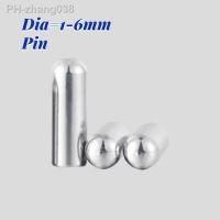 20pcs Stainless Steel Cylindrical Positioning PIN Round Head PIN PCB Positioning PIN Rolling Needle Length 10mm Diameter 1-6mm