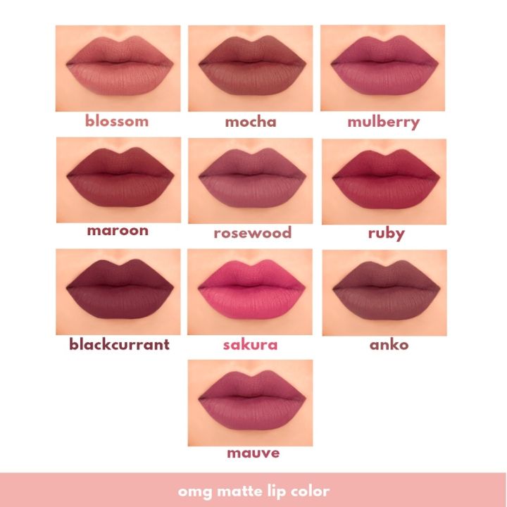 SilkyGirl OMG! Powder Matte Lipcolor Matte Lipstick | Lazada PH