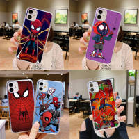 A-50 Cartoon Spiderman อ่อนนุ่ม TPU เคสโทรศัพท์ หรับ Realme Narzo C25Y 6S 7I C17 50i 6I C25S 20 C20 C2 C20A C3 3I 5S 5 C21 C25 5I 30A C12 8 C11 3 C21Y 6 C15 Pro โปร่งใส ปก