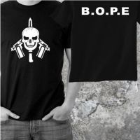 BOPE NEGRA 2หน่วยรบพิเศษเสื้อยืดทหารสำหรับผู้ชายเสื้อยืดผ้าฝ้ายสั้นฤดูร้อนท็อปส์ซูคอรอบใหม่ขายส่งตลกเสื้อยืดผู้ชายใส่ได้ทุกเพศเสื้อยืดสไตล์ป๊อป Xs-3xl