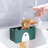 【CW】 Sink Colander Fruit And Vegetable Drain Basket Stopper Filter Leftover Multifunctional