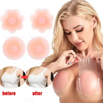 1Pair Silicone Nipple Cover For Women Bra Sticker Breast Petal