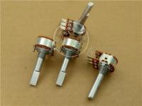 【CW】 2pcs 148-type double curved foot potentiometer A10K 20K 50K 100K 250K 500K / handle 30MMF stepper with 41 points