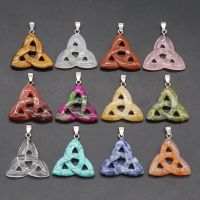 【YF】❀♙  Stone Necklace Irish Knot Pendant for Jewelry Making accessories Gifts