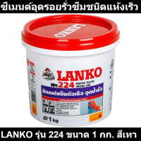 ซีเมนต์อุดรอยรั่วซึมชนิดแห้งเร็ว LANKO รุ่น 224 ขนาด 1 กก. สีเทา รหัสสินค้า: 60008997