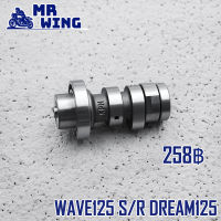 แกนราวลิ้น พร้อมลูกปืน สำหรับWAVE125 S/R DREAM125 แคมเดิม แคม เดิม ดรีม125 เวฟ125 เวฟ125R เวฟ125S W125