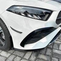 For - A-Class W177 2023+ A180 A200 Front Bumper Lip Angle Diffuser Splitter Spoiler Protector