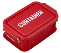 OSK  Lunch Chime Container Box  450ml (Red)