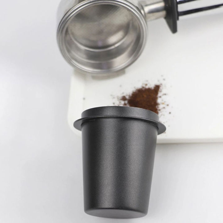 เครื่องชงกาแฟ51-58มม-สำหรับผงเอสเพรสโซป้อนถ้วยส่วนกาแฟถ้วยกาแฟดมกลิ่นเหยือกสแตนเลส