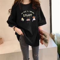 [AMYGO] 2023 Plus Size T Shirt Loose Tshirt Women Baju Perempuan Wanita Murah Tshirt  Student Clothes Tshirt Woman Tops Girls Student Korean Style Ladies Kurung Moden