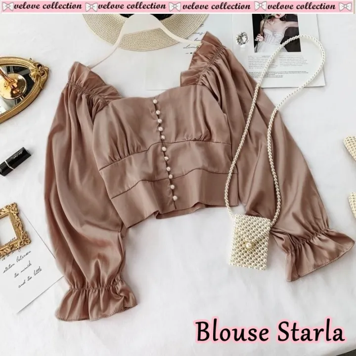 blouse ala korea style