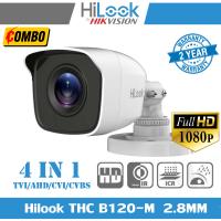 HiLook กล้องวงจรปิด 1080P THC-B120-M / MC 4 ระบบ : HDTVI, HDCVI, AHD, ANALOG