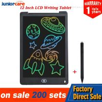 ☁☌ 12 Inch LCD Writing Tablet Electronic Drawing Doodle Board Digital Colorful Handwriting Pad Gift for Kids and Adult Protect Eyes