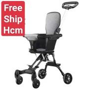 Xe đẩy gấp gọn có đệm cho bé - xe đẩy du lịch - xe đẩy cho bé a hìu Q7 HCM