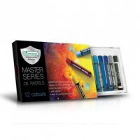 Master Art สีชอล์กน้ำมัน รุ่นมาสเตอร์ซีรี่ย์ 12 สี (Master Series Oil Pastel 12C)