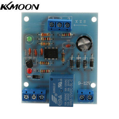 KKmoon DC 12V เครื่องควบคุมระดับของเหลวเซ็นเซอร์โมดูลน้ำระดับรีเลย์เซ็นเซอร์ตรวจจับปั๊มระบายน้ำการควบคุมสวิตช์แผงวงจร