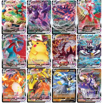 60/100Pcs Pokemon Shining Cards English Version MEGA GX Vmax TAG EX Proxy  Collection Cards Toys Children Gift