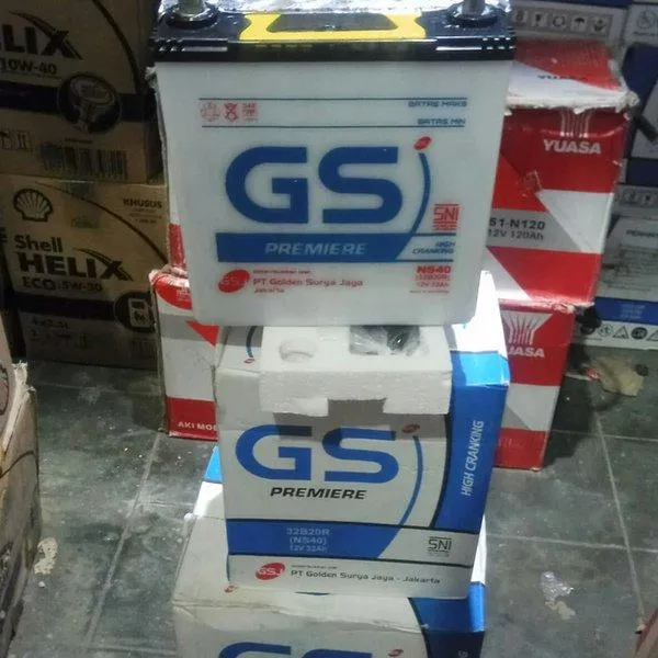 Aki Accu Ns40 12V 32Ah 32Amper 32B20R Aki Accu Basah Gs Premiere
