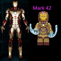 Mark 42 Prodigal Son SpiderMan Iron Man Miniตัวเลข Marvel Super Heroes บล็อกตัวต่อของเล่นเพื่อการศึกษาสำหรับเด็ก