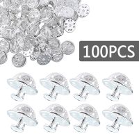 100 Set 11mm Mini Butterfly Brooch Base Silver Base Holder Pins Badge Holder Fastener Hardware For DIY Brooch Jewelry Making