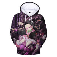 2023 NewAnime Demon Slayer Kamado Nezuko 3D พิมพ์ Hoodie เสื้อผู้ชายผู้หญิงแฟชั่น Casual Pullover Harajuku Streetwear Hoodies