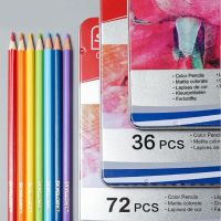 12/36/72/120Pcs Oily Color Pencil Set Thick Core Artistic Sketch Hand-Painted Colored Pen Kit for Coloring Drawing Drawing Drafting