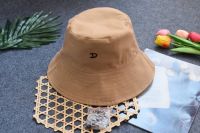 Hats Shop หมวกบัคเก็ต (bucket) ทูโทนน่ารักๆ ปักตัวD  (D032)