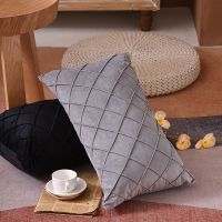 hot！【DT】☄  Pleated Cushion Cover 45x45 30x50 for Room Luxury Design Pillowcase