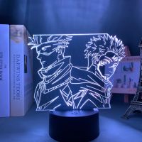 Anime Lamp Satoru Gojo Jujutsu Kaisen Led Night Light Yuji Itadori for Room Deco Birthday Gift Jujutsu Kaisen Lamp Yuji Itadori Night Lights