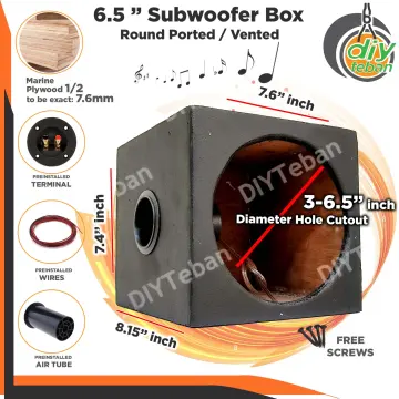 Empty Sub Woofer Speaker Box With