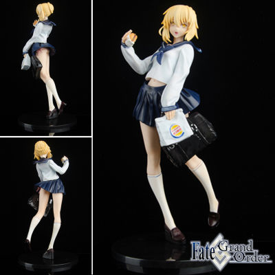 Figure ฟิกเกอร์ Fate Grand Order เฟท แกรนด์ออเดอร์ มหาสงครามจอกศักดิ์สิทธิ์ Hamburg Saber เซเบอร์ School Uniform White ชุดนักเรียน Ver Anime อนิเมะ การ์ตูน มังงะ คอลเลกชัน ของขวัญ Gift จากการ์ตูนดังญี่ปุ่น New Collection Doll ตุ๊กตา manga Model โมเดล