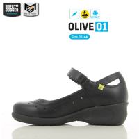 [รับประกัน 3 เดือน] Safety Jogger รุ่น OLIVE O1 รองเท้าหนัง กันลื่น น้ำหนักเบา ป้องกันไฟฟ้าสถิต ESD ได้มาตรฐานสากล