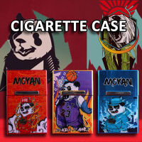 20 Cigatette Case Aluminum Alloy Ciggarete Pack Waterproof Flip Cover Panda 9 Designs