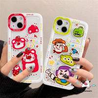 เคสสำหรับ Redmi 12C 10C 9 10 10A A1 9T 9C 9A NFC Note9 Note11 Note10 POCO F4 Redmi Note 8 11 10S 10S 9การ์ตูนสตรอเบอร์รี่หมีน่ารัก Lotto Soft Tpu รองรับการกระแทกฝาหลังกันกระแทก