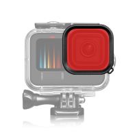 สำหรับ Hero11 GoPro สีดำ/ HERO10สีดำ/HERO9สีดำ PULUZ ตารางที่อยู่อาศัยดำน้ำสีเลนส์กรองแสง