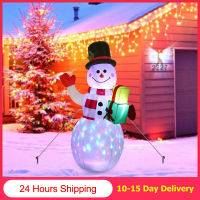 1.5m Inflatable Snowman Glowing Merry Christmas Outdoor Decoration LED Light Up Giant Party New Year 2023 Christmas Decoration