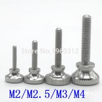 1-5pcs GB834 M2 M2.5 M3 M4 M6 M8 Stainless steel step knurled thumb screw Hand Tighten Curtain Wall Glass Lock Screws