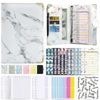 A6 Marble Style Agenda Notebook Creative Loose-Leaf Weekly Monthly Budget Planner Colored Binder Diary Book Bill Organizer New