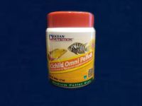 อาหารปลาน้ำจืด ยี่ห้อโอเชี่ยน นูทริชั่น Cichlid Omni Pellets Medium 200g  เม็ดกลางขนาด 200กรัม