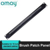 1U 19 Brush Panel Cable Management Bar Slot for Rack Mount Network Cabinet Network tools accessories