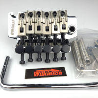 Wilkinson กีตาร์ไฟฟ้า 6 สายที่ได้รับอนุญาต Double Locking Tremolo System Bridge 42mm R2 Nut Chrome Silver WODL1-DFDAG STORE