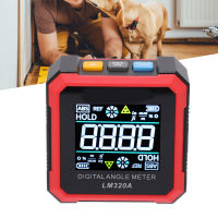 LM320A Digital Inclinometer อิเล็กทรอนิกส์ LCD Backlight มุม Finder Gauge พร้อมฐานแม่เหล็ก