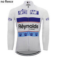 Reynolds Cycling Jersey long sleeve winter fleece &amp; no fleece men warm &amp; thin cycling clothing maillot ciclismo mtb