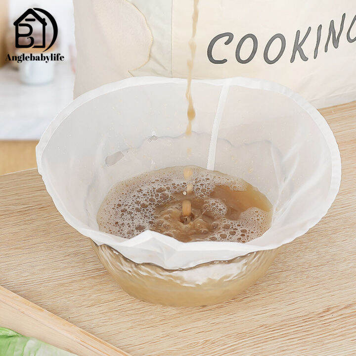Fancy Nut Milk Bag Reusable 5Pcs Cheesecloth Bags For Straining Almond Soy Milk Greek Yogurt Strainer Milk Nut Bag Cold Brew Coffee Tea Beer Juice Fine N