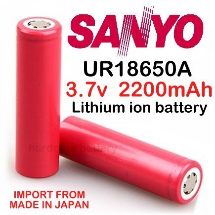ORIGINAL sanyo UR18650 A 18650 2200mAh 3.7V Li ion Lithium ion High ...